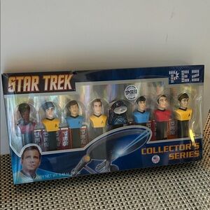 Vintage NEW In BOX PEZ Candy STAR TREK Character Dispensers